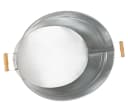 Dehner Dekowanne Zink Oval Silber Nostalgisch Bild 1