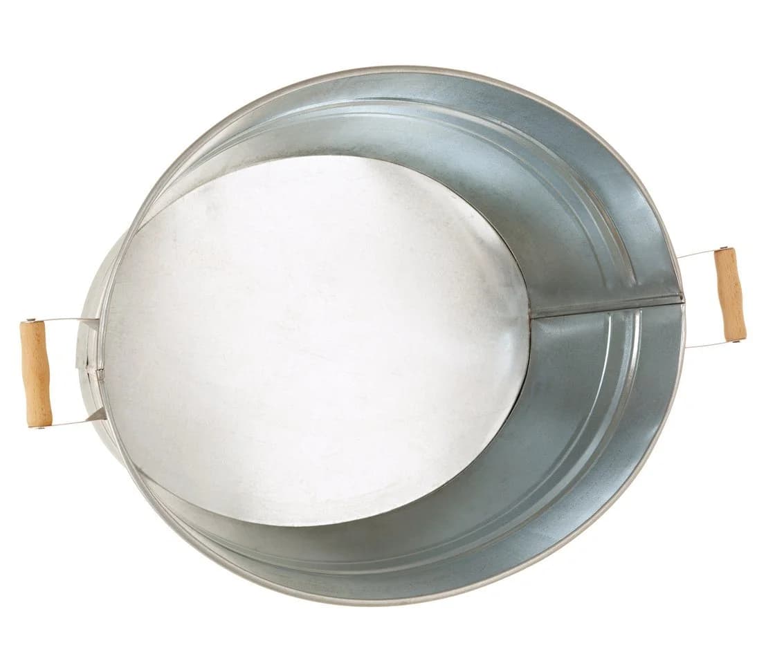 Dehner Dekowanne Zink Oval Silber Nostalgisch - Bild 5