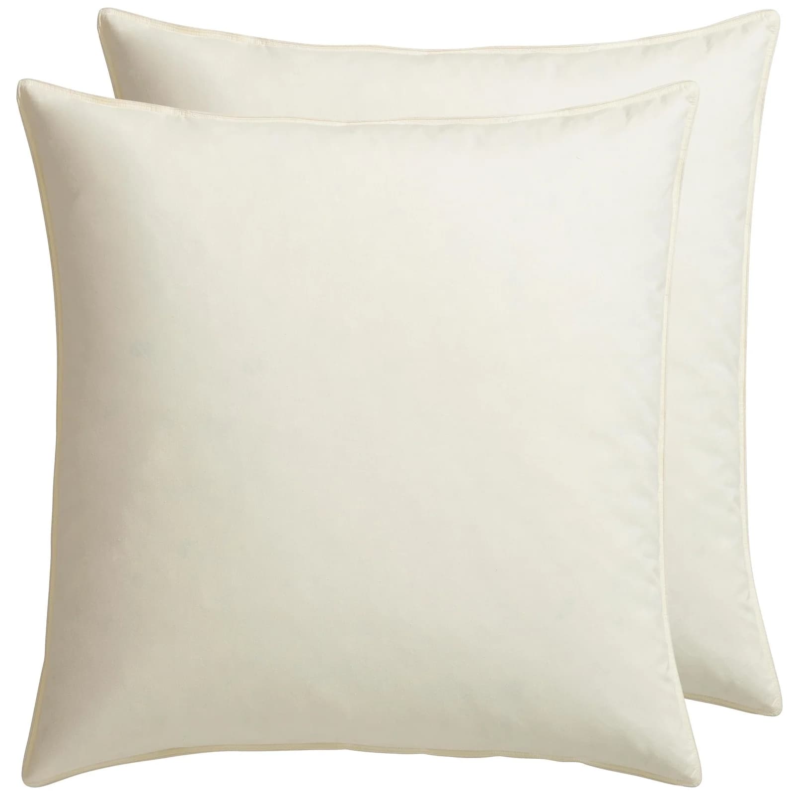 OTTO KELLER Federkissen 80x80 cm Creme Baumwolle