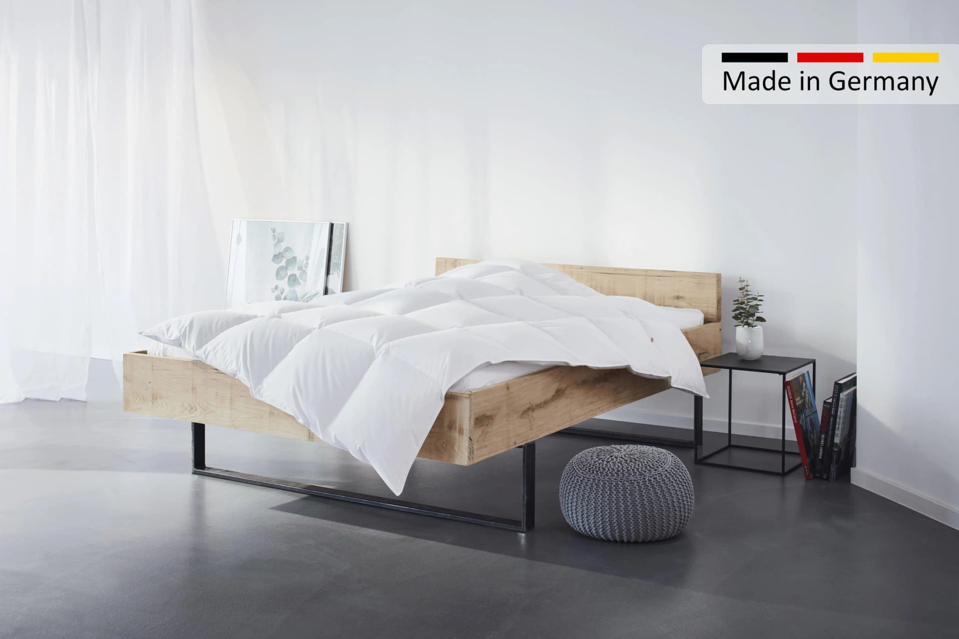 OTTO HOME Daunenbettdecke Kyam Weiß 100% Baumwolle 90% Daunen