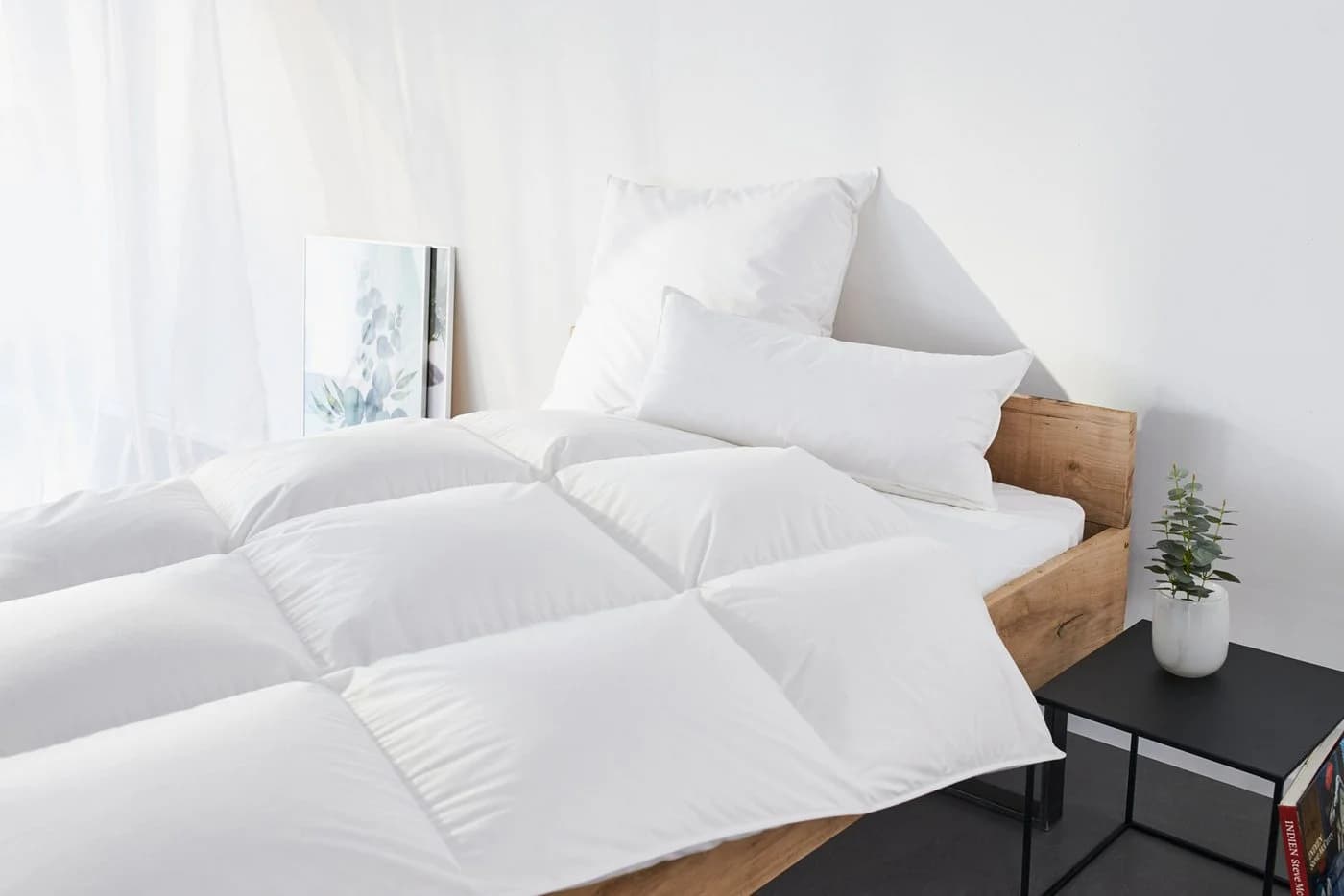 OTTO home 3-Kammer-Kopfkissen Kyam Daunen Federn Baumwolle - Bild 5