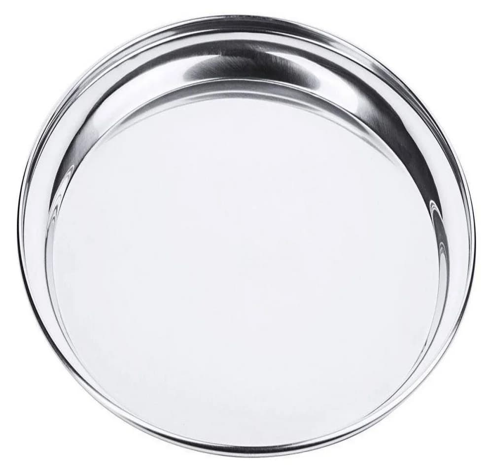 Contacto Serviertablett Edelstahl Rund 30 cm Hochglanz