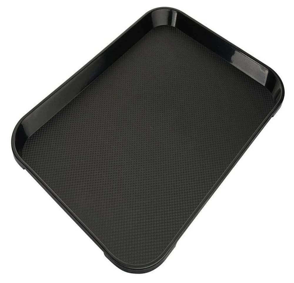 Contacto Fast Food Tablett Schwarz Polypropylen