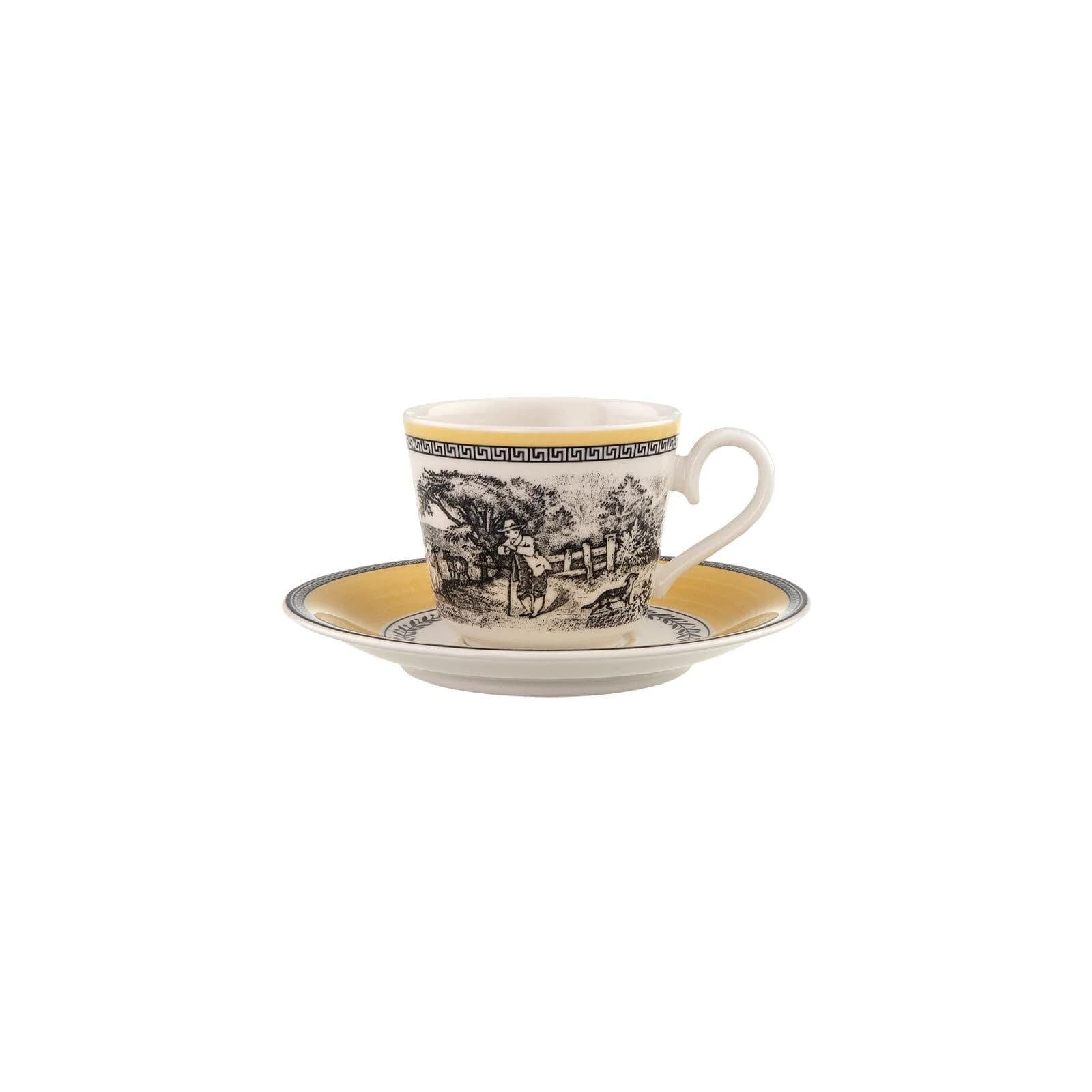 Villeroy & Boch Espressotasse mit Untertasse Audun Ferme 80 ml bunt