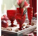 Villeroy & Boch Boston Wasserglas Rot Kristallglas Bild 1