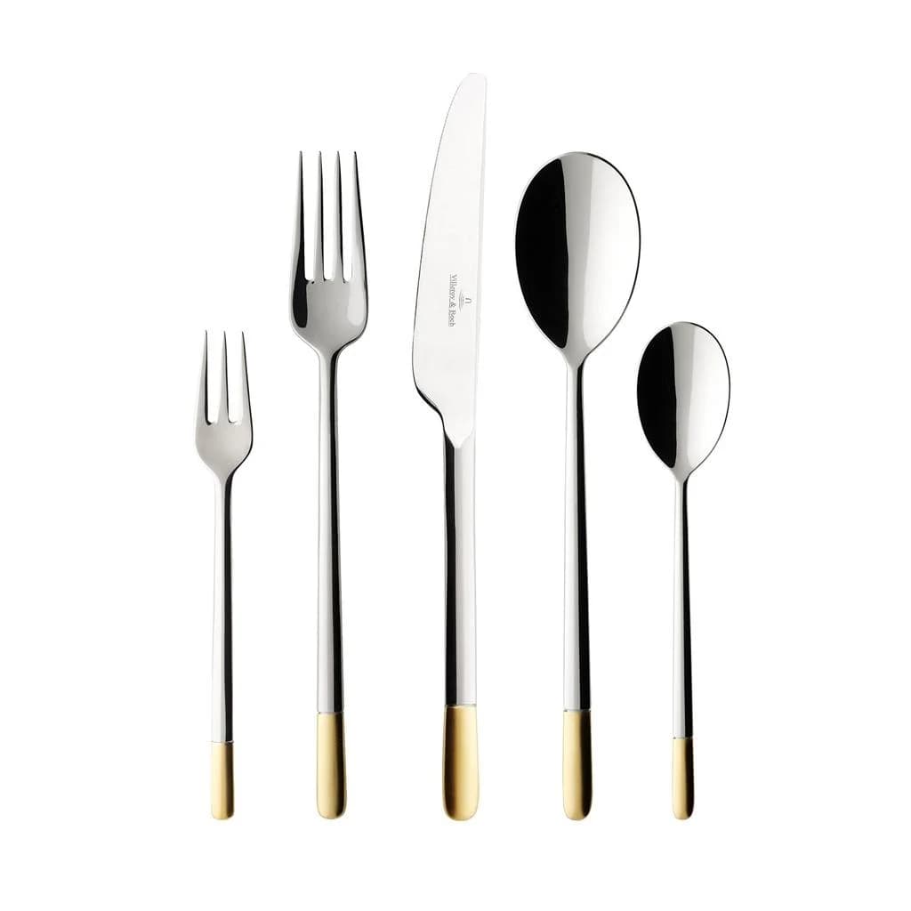 Villeroy & Boch Ella Tafelbesteck-Set 30-tlg. Silber-Gold
