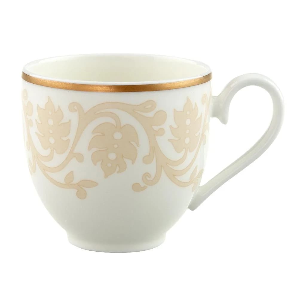 Villeroy & Boch Espressotasse Ivoire 70 ml Weiß-Gold