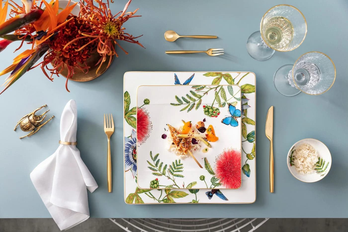 Villeroy & Boch Amazonia Speiseteller 27 x 27 cm Bunt