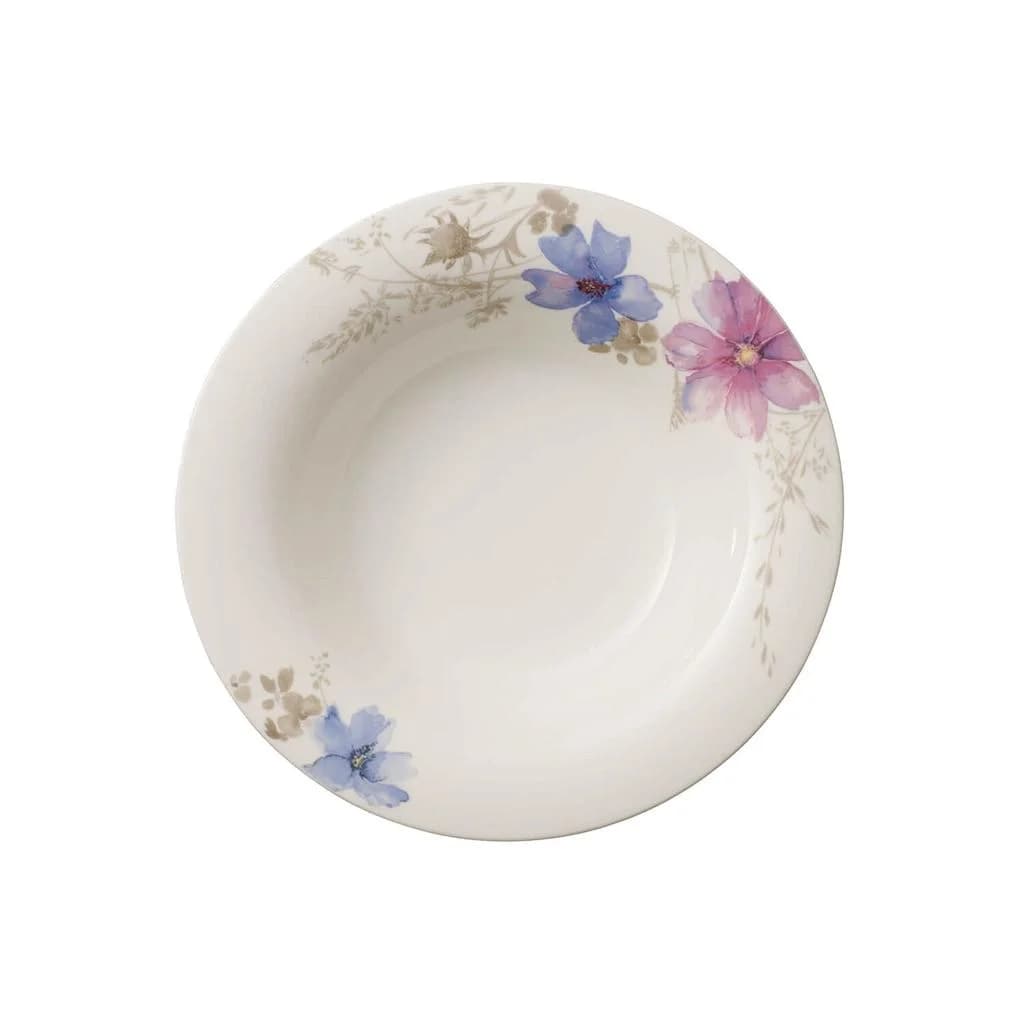 Villeroy & Boch Mariefleur Gris Basic Suppenteller 23,1 cm Bunt
