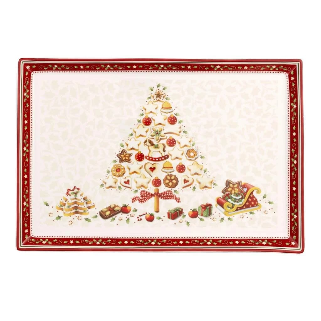 Villeroy & Boch Winter Bakery Delight Gebäckplatte 40x27,5 cm bunt