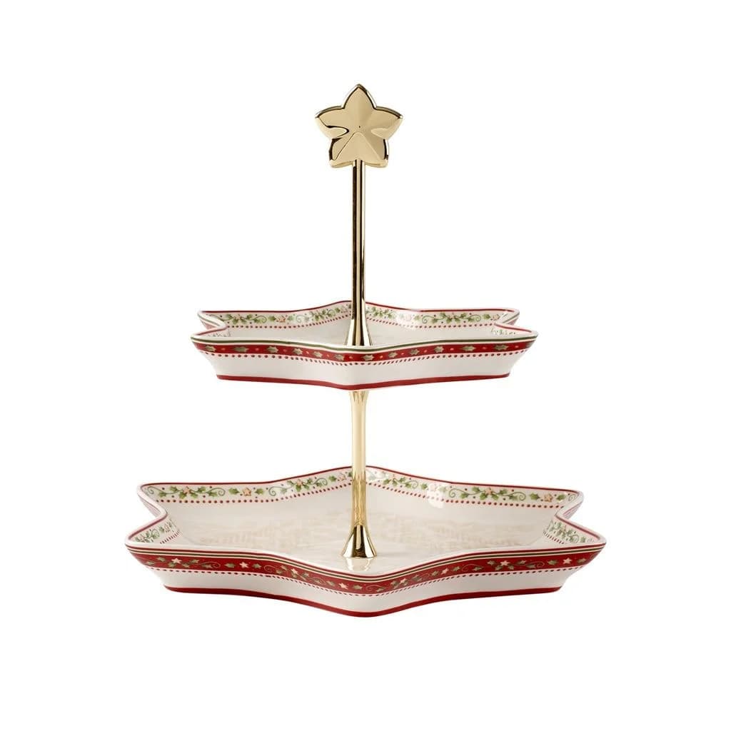 Etagere Villeroy & Boch Winter Bakery Delight Bunt Porzellan