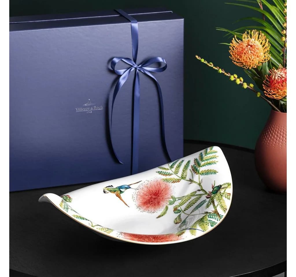 Villeroy & Boch Blattschale Amazonia Bunt Premium Bone Porcelain