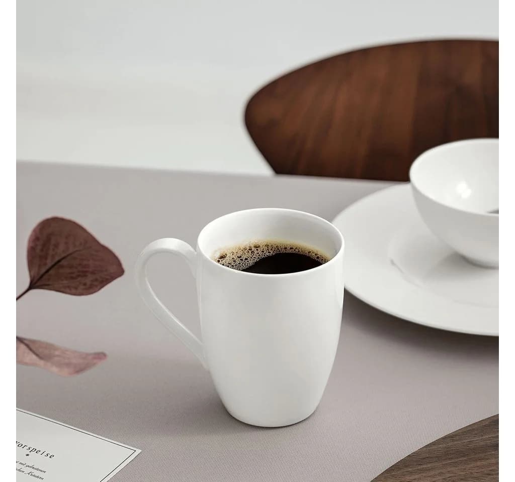 Villeroy & Boch Kaffeebecher Royal 350 ml Weiß Premium Bone Porzellan