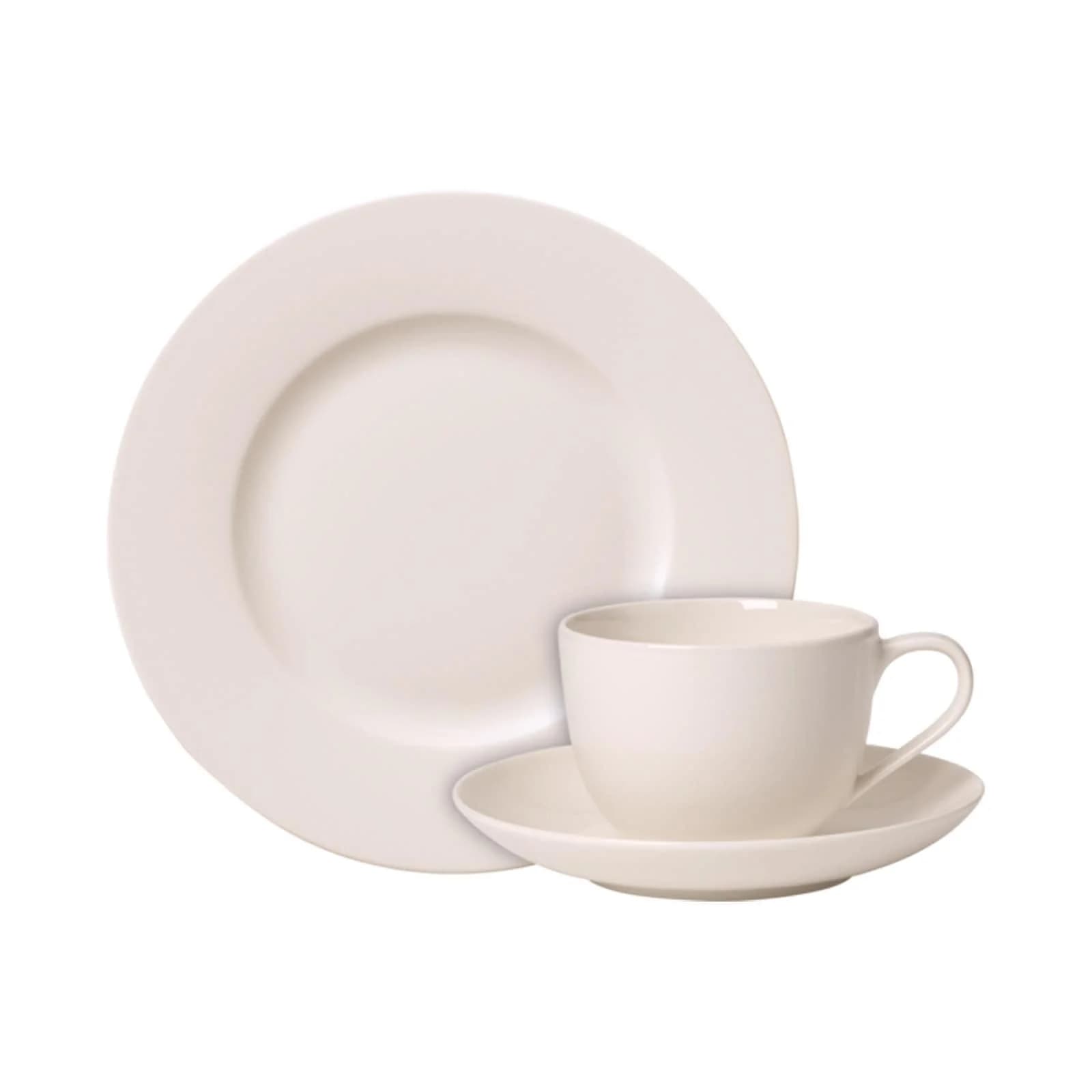 Villeroy & Boch Kaffeeservice For Me 18-teilig Weiß Porzellan