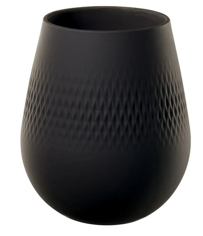 Villeroy & Boch Vase Manufacture Collier 14 cm Schwarz - Bild 2
