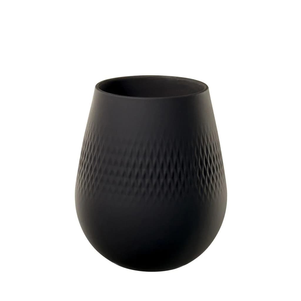 Villeroy & Boch Vase Manufacture Collier 14 cm Schwarz - Bild 5