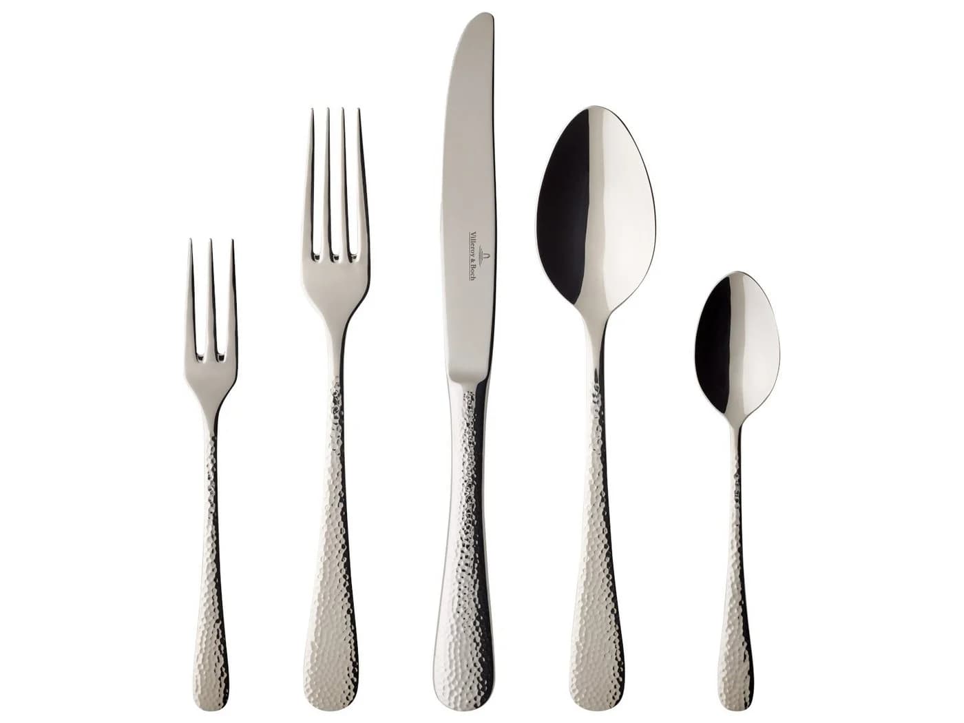 Villeroy & Boch Besteck-Set Leandra 30tlg. Tafelbesteck Edelstahl Silber - Bild 2