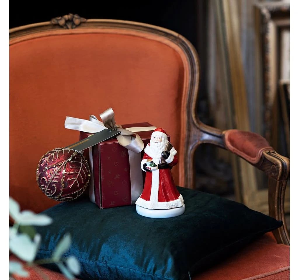 Villeroy & Boch Spieluhr Santa Nostalgic Melody Rot