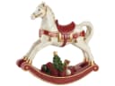Villeroy & Boch Weihnachtsfigur Schaukelpferd XL Winter Collage Bunt Bild 2