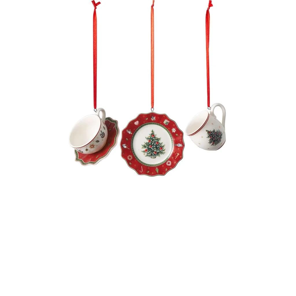 Villeroy & Boch Dekofigur Ornamente 3er Set bunt Toy's Delight