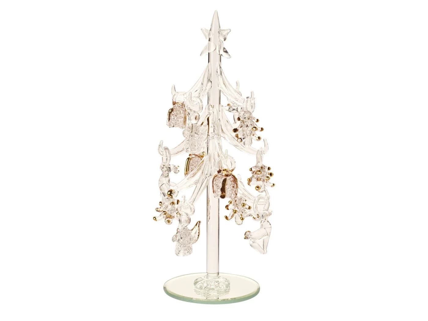Villeroy & Boch Weihnachtsfigur Winter Collage Glasbaum mit Ornamenten
