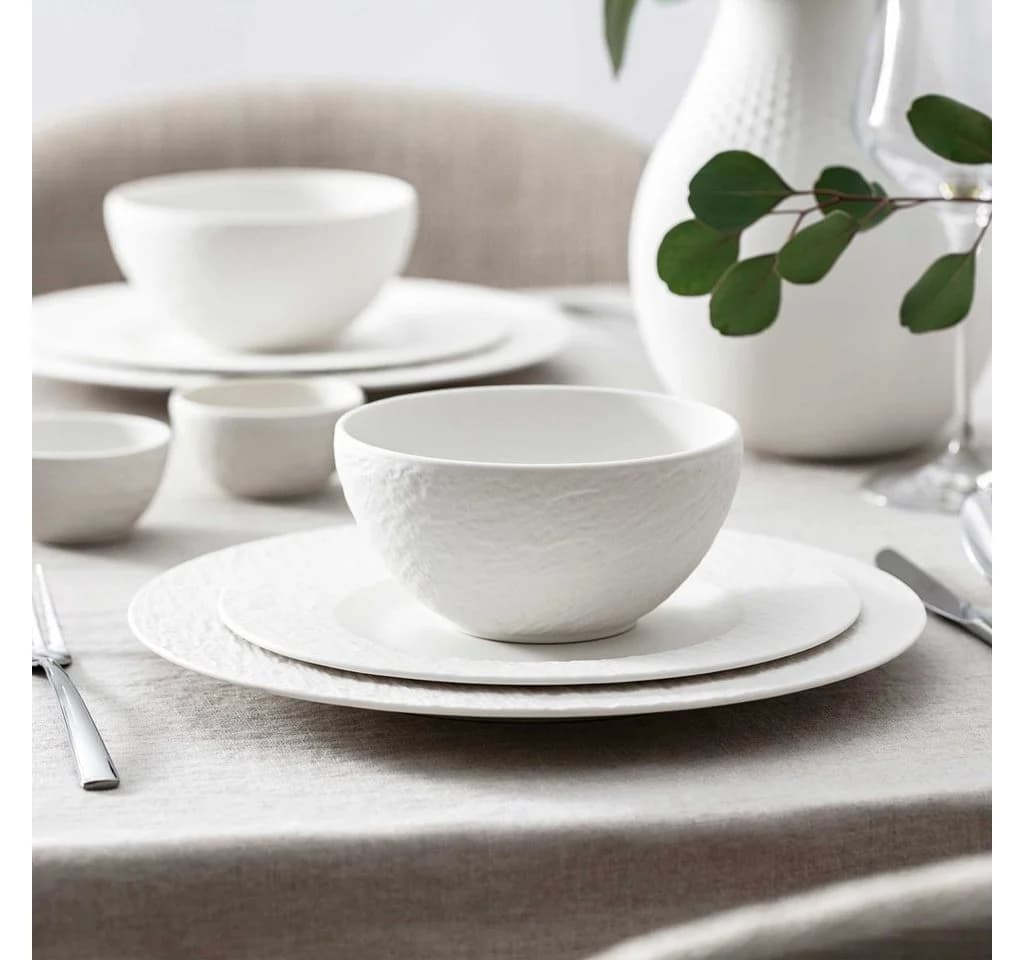 Villeroy & Boch Manufacture Teller-Set 12-tlg. Porzellan Grau - Bild 3