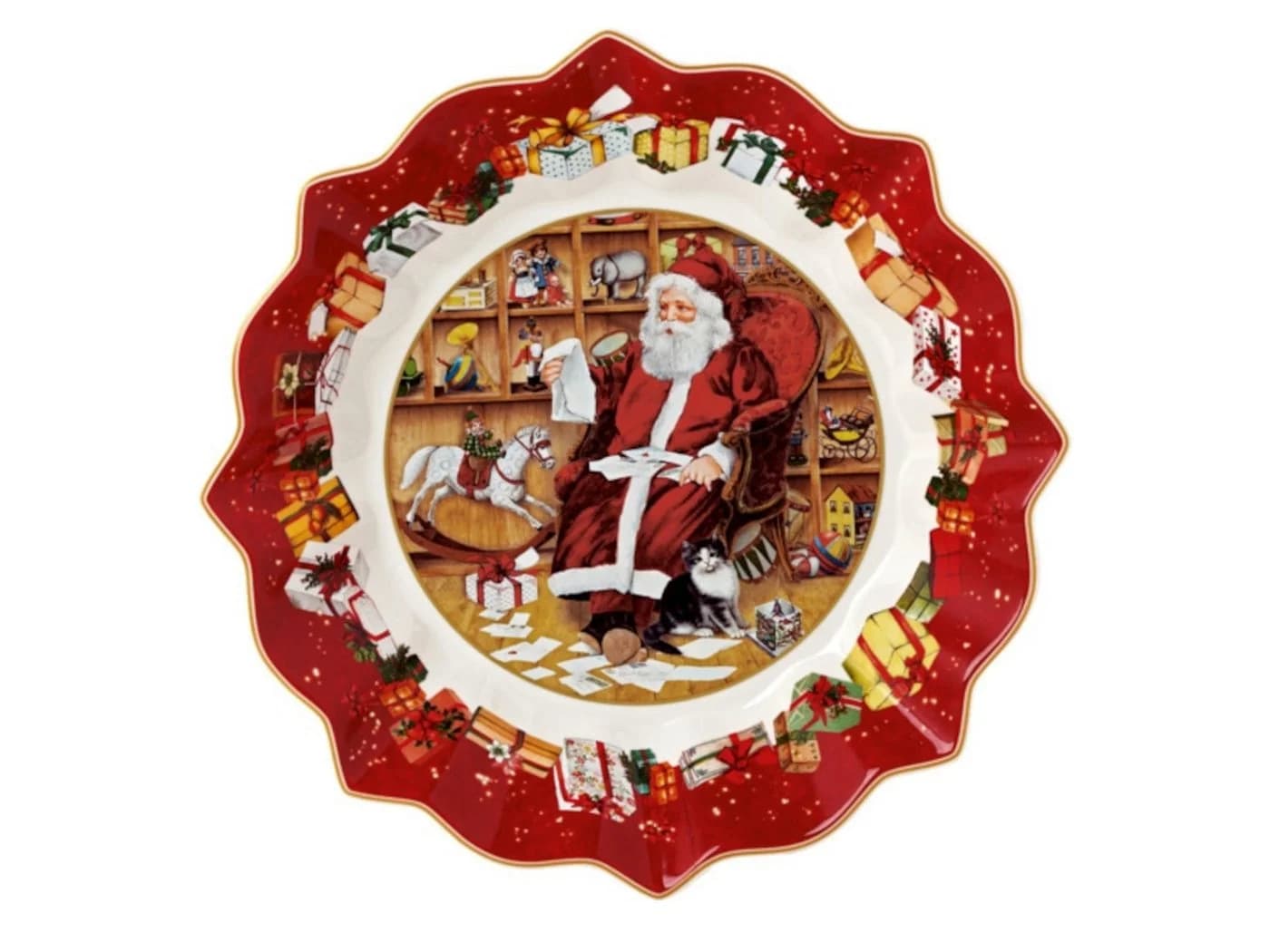 Villeroy & Boch Toy's Fantasy Schale groß, Santa liest Wunschzettel - Bild 2
