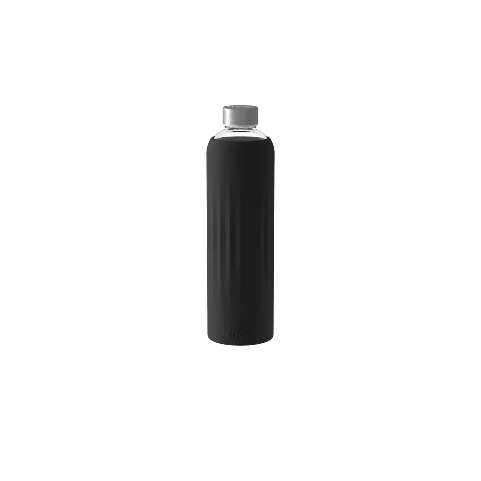 LIKE. BY VILLEROY & BOCH Glas-Trinkflasche To Go & To Stay 1 Liter Schwarz
