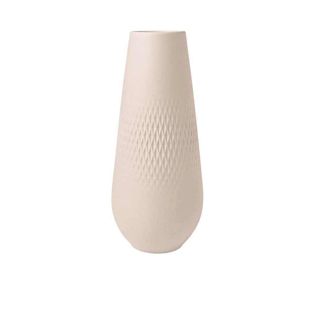 Villeroy & Boch Manufacture Collier Vase Beige 26 cm