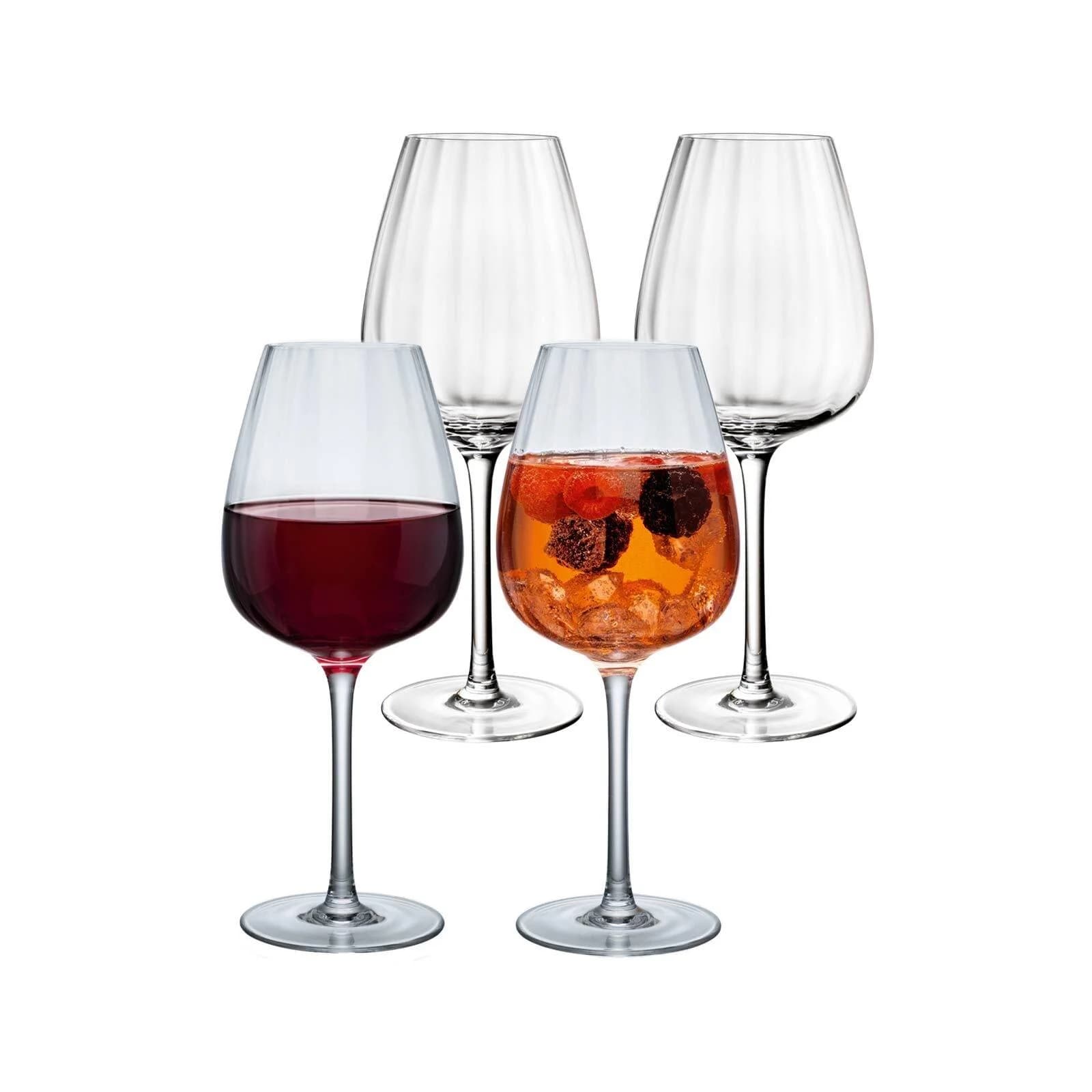 Villeroy & Boch Rotweinkelch Rose Garden 200 ml 4er Set transparent