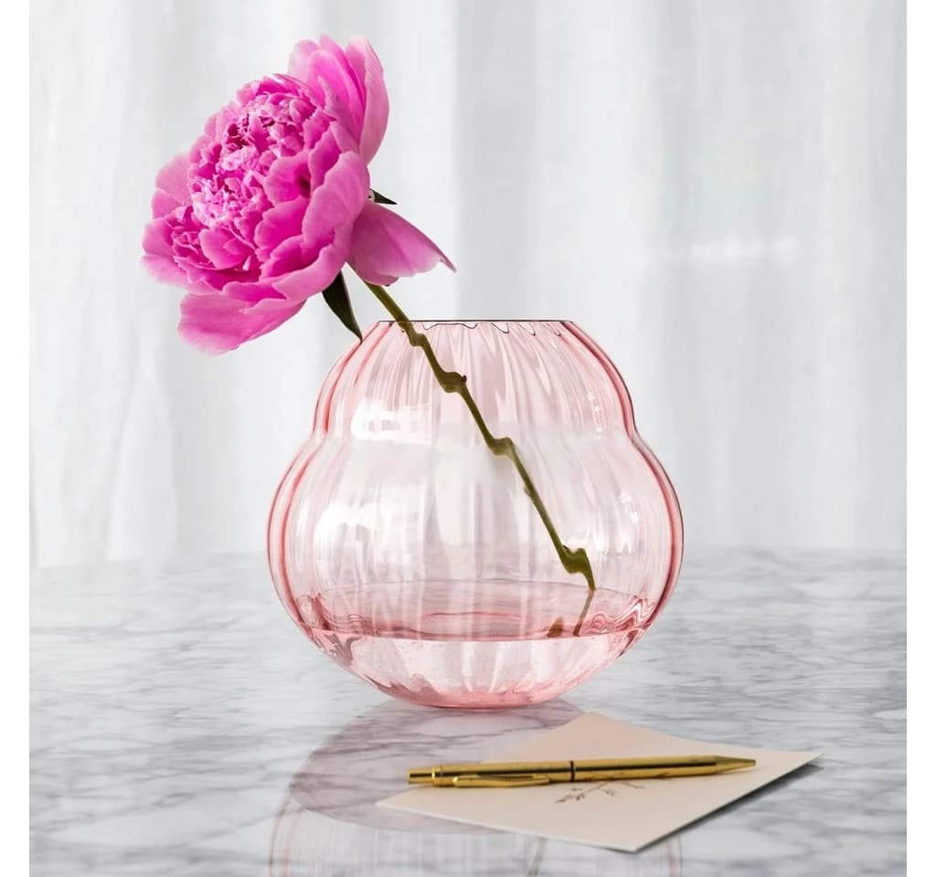 Villeroy & Boch Dekovase Rose Garden Home Rosa Kristallglas