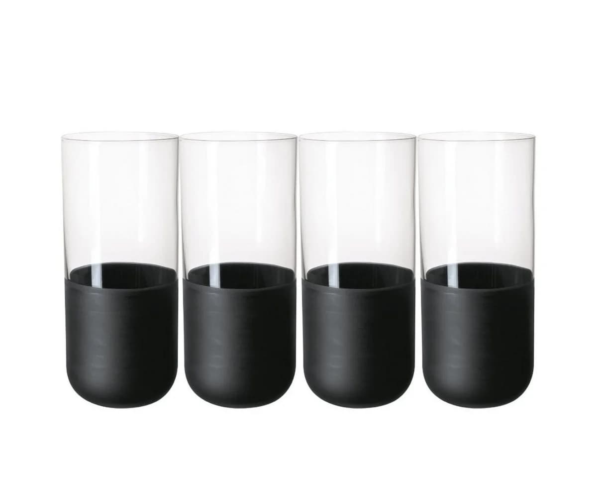 Villeroy & Boch Longdrinkbecher Set 4-tlg. Mattes Schwarz - Bild 3