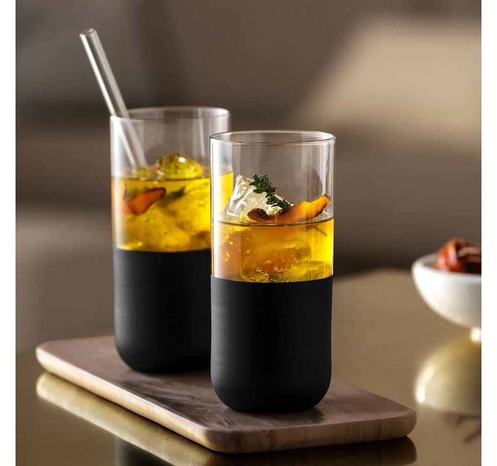 Villeroy & Boch Longdrinkbecher Set 4-tlg. Mattes Schwarz - Bild 5