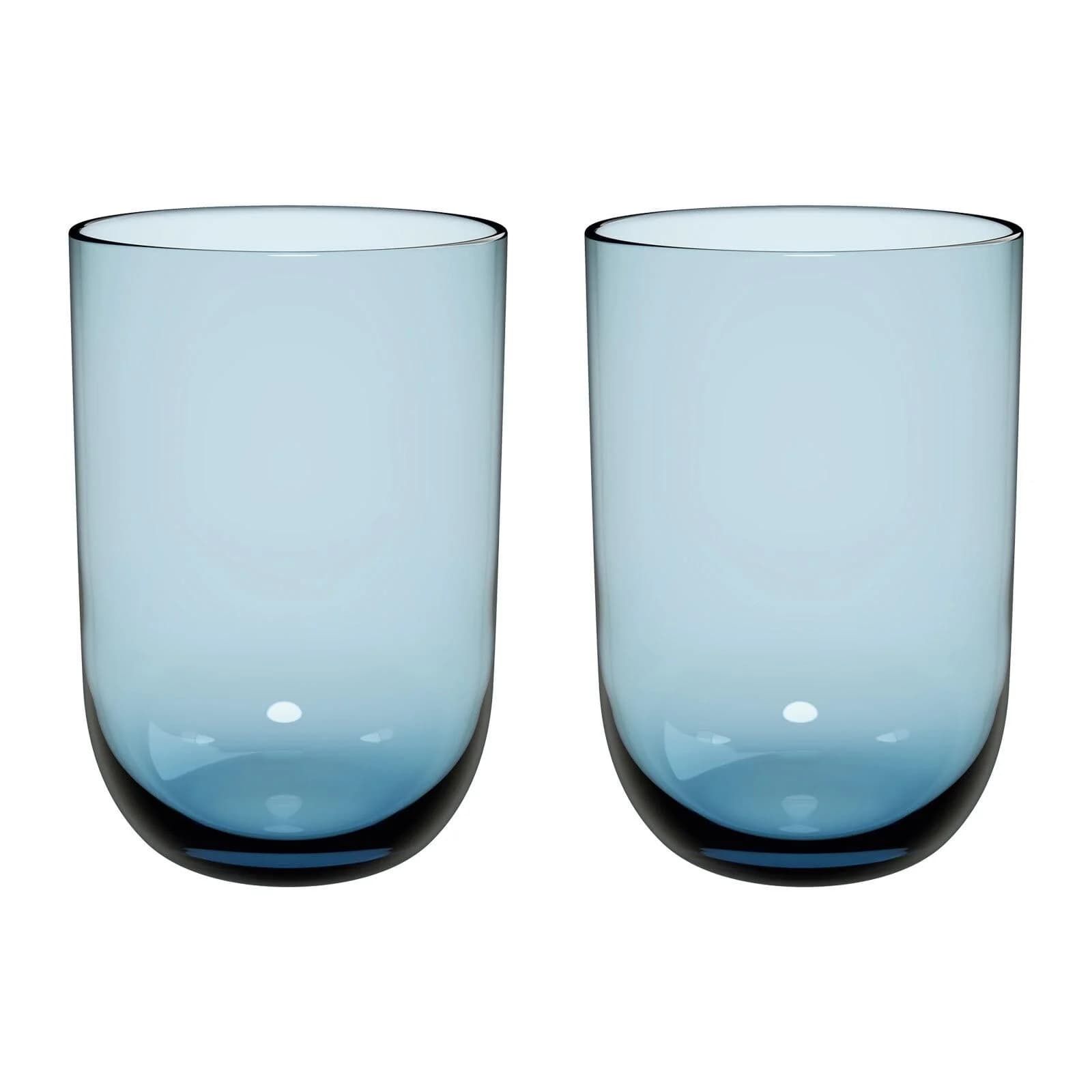 Villeroy & Boch Longdrinkglas Like Glass 2-tlg. Blau Ice Glas