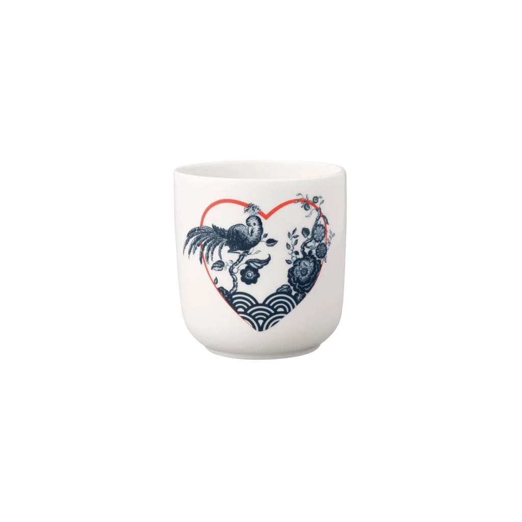 Villeroy & Boch Jubiläums-Becher Paradiso 290 ml Weiß-Blau Porzellan