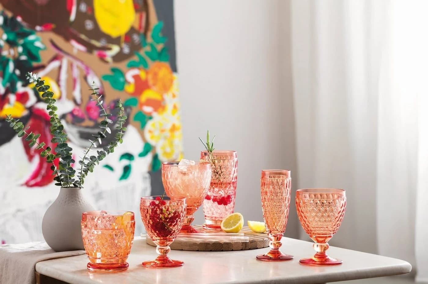 Villeroy & Boch Longdrinkglas Boston coloured Aprikot Kristallglas 300 ml - Bild 3
