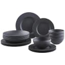 Villeroy & Boch Kombiservice Manufacture Rock Schwarz Keramik 16-teilig Bild 1