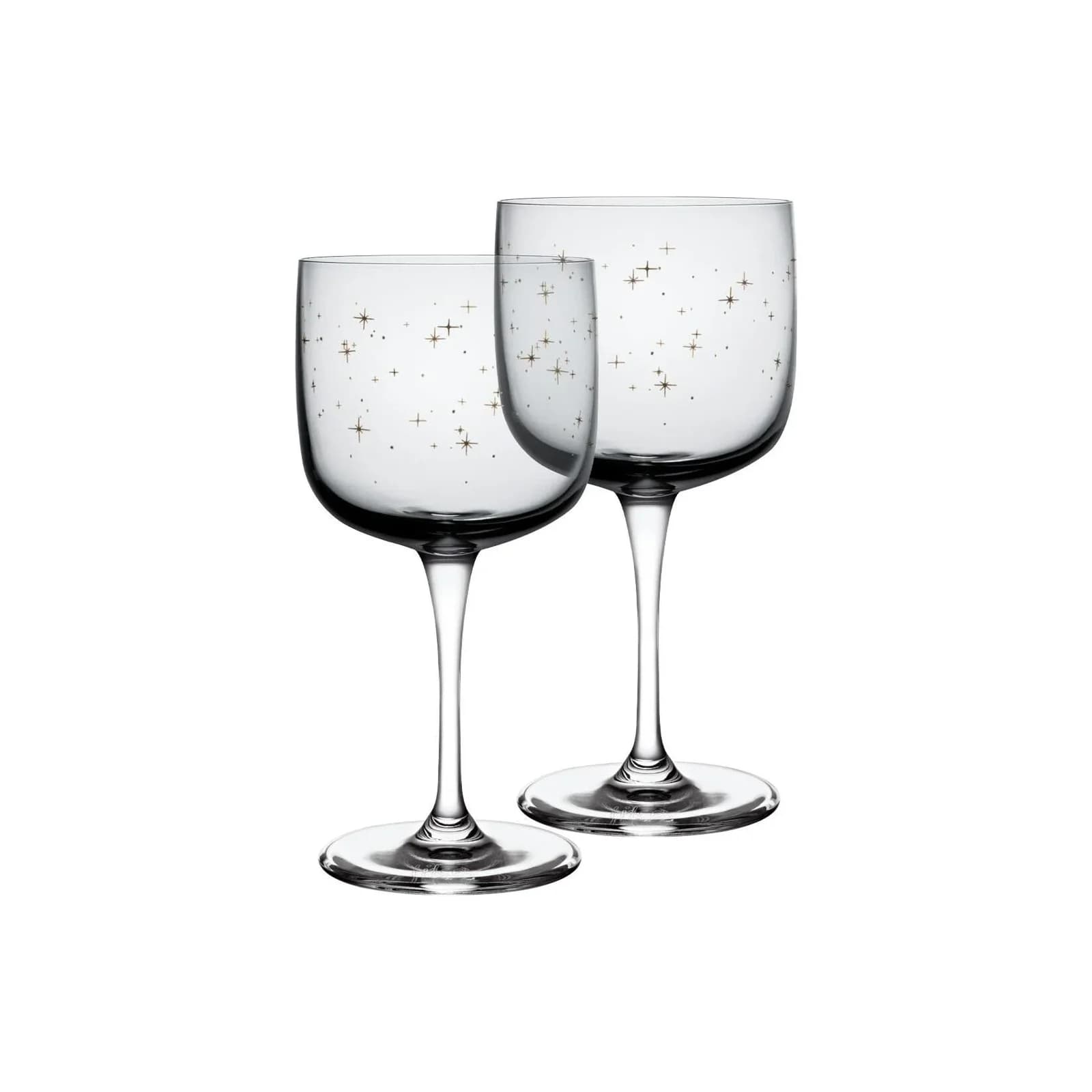 LIKE. BY VILLEROY & BOCH Weinkelche Winter Glow 270 ml 2er Set Grau Kristallglas