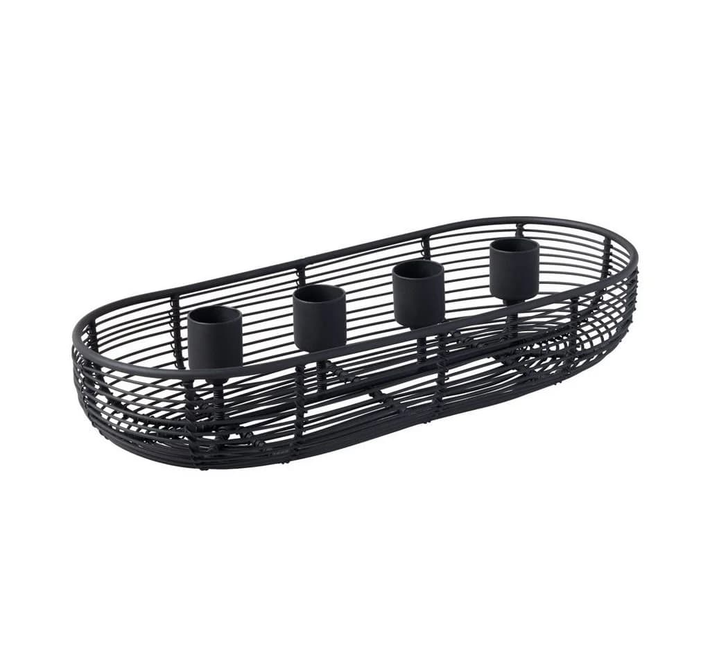 Villeroy & Boch Kerzenständer Black XMAS Adventskranz Schwarz - Bild 2