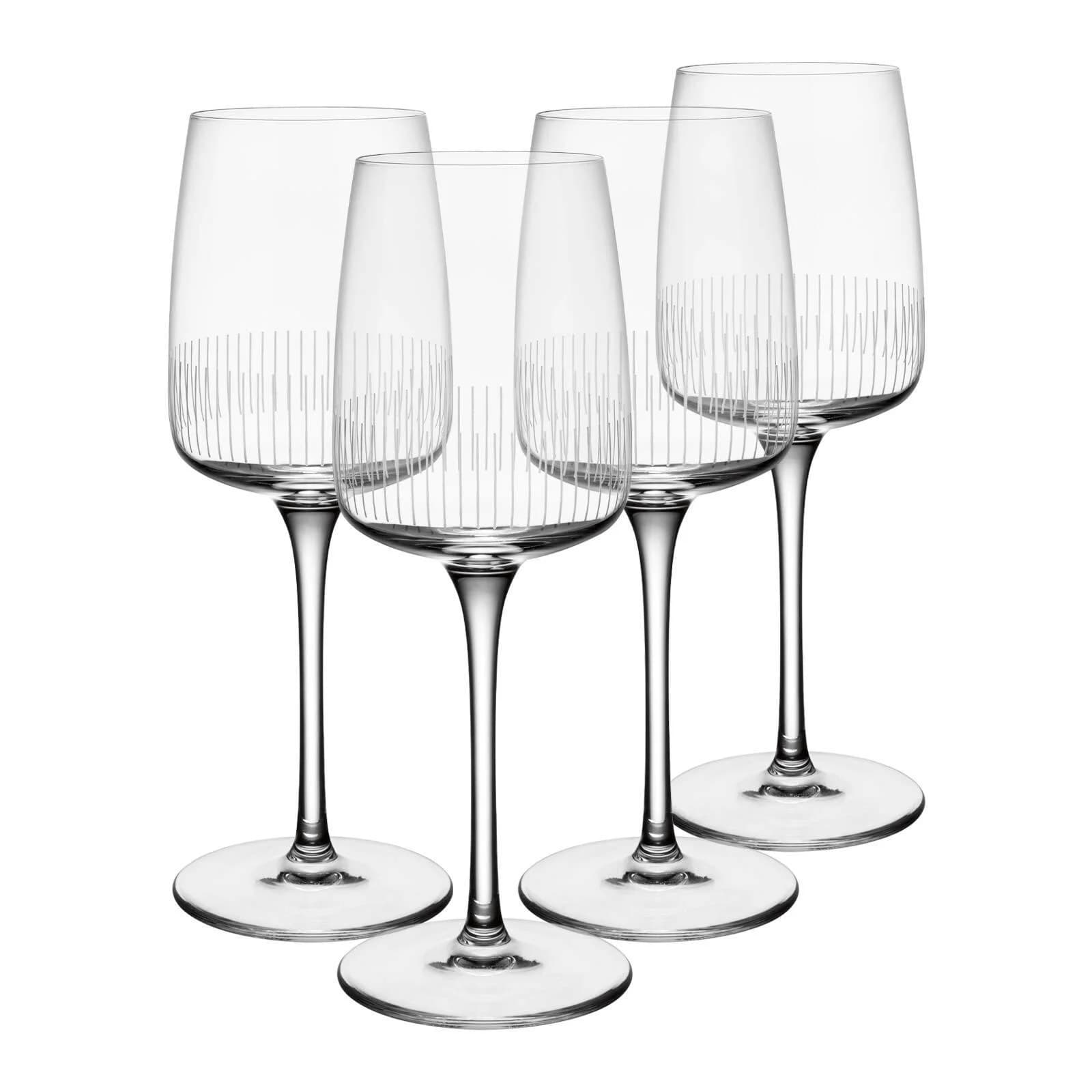 Villeroy & Boch Weißweingläser Afina 125 ml 4er Set transparent Kristallglas