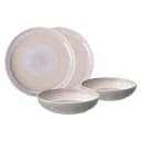 LIKE. BY VILLEROY & BOCH Geschirr-Set Perlemor Sand 4-tlg. Beige Porzellan Bild 2