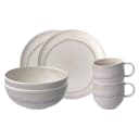 LIKE. BY VILLEROY & BOCH Frühstücks-Geschirrset Perlemor Sand 6-tlg. Beige Fine China Bild 1