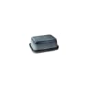 like.Villeroy & Boch Butterdose Lave Gris Blau Grau Keramik Abstraktes Design Bild 1