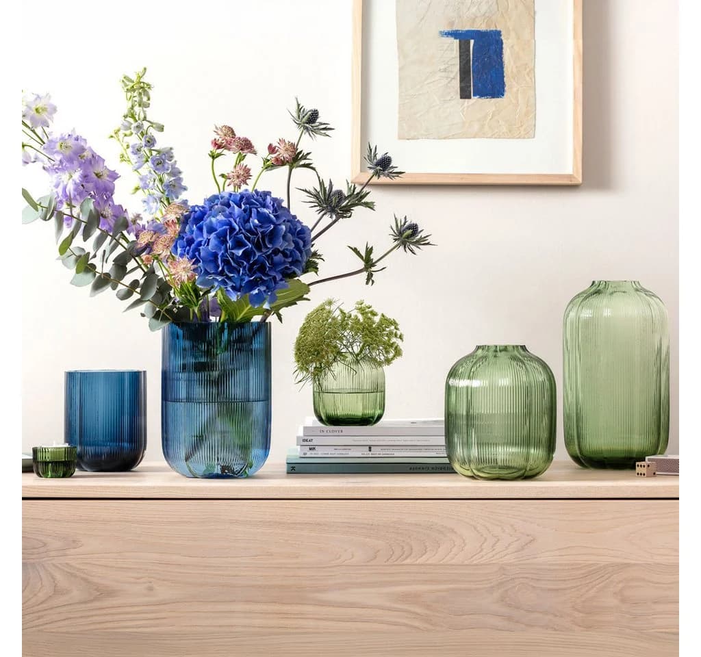 Villeroy & Boch Dekovase Vase Fleur Grün Glas - Bild 4