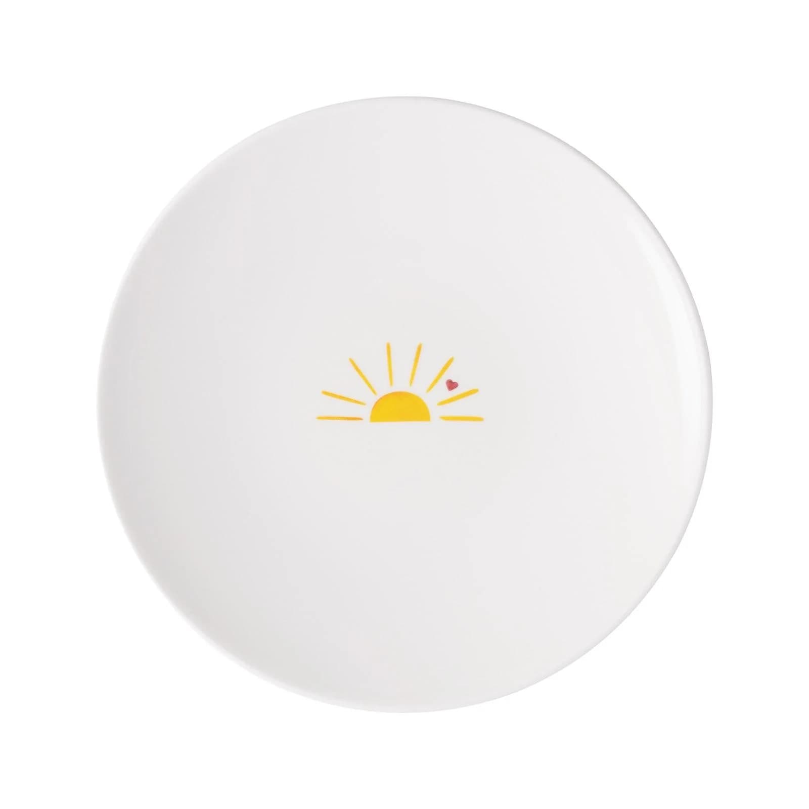 Villeroy & Boch Frühstücksteller Hello Sunshine Weiß-Gelb