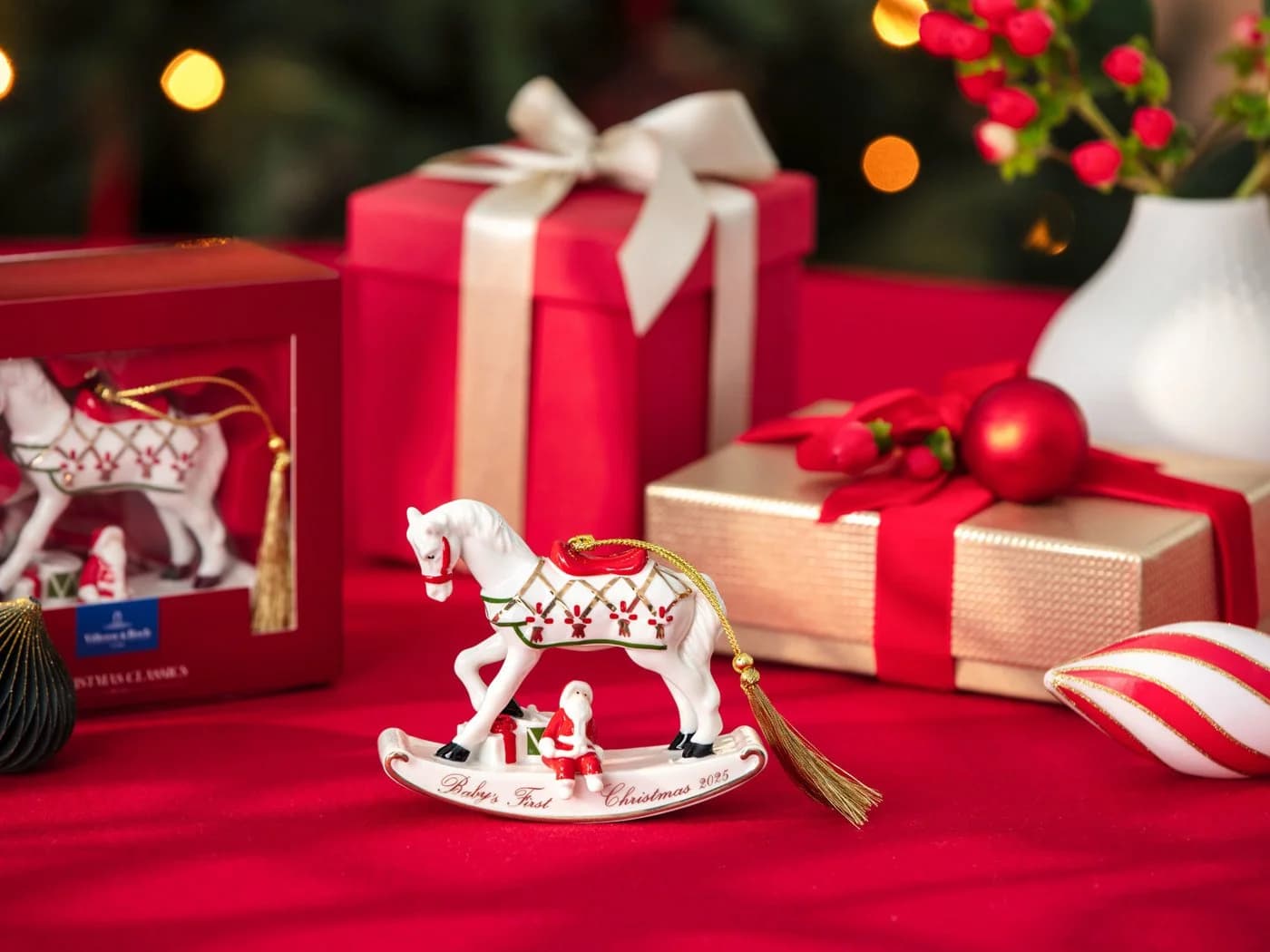 Villeroy & Boch Christmas Classics Ornament Schaukelpferd 2025