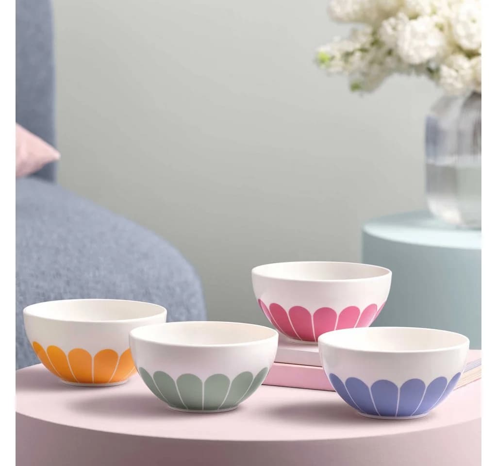 Villeroy & Boch Fleur Müslischale 4tlg. Bunt