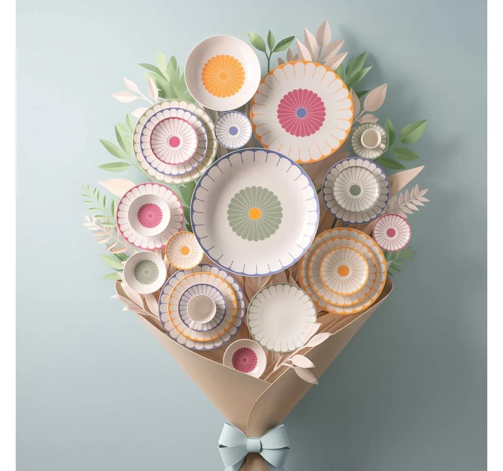 Villeroy & Boch Fleur Müslischale 4tlg. Bunt - Bild 5