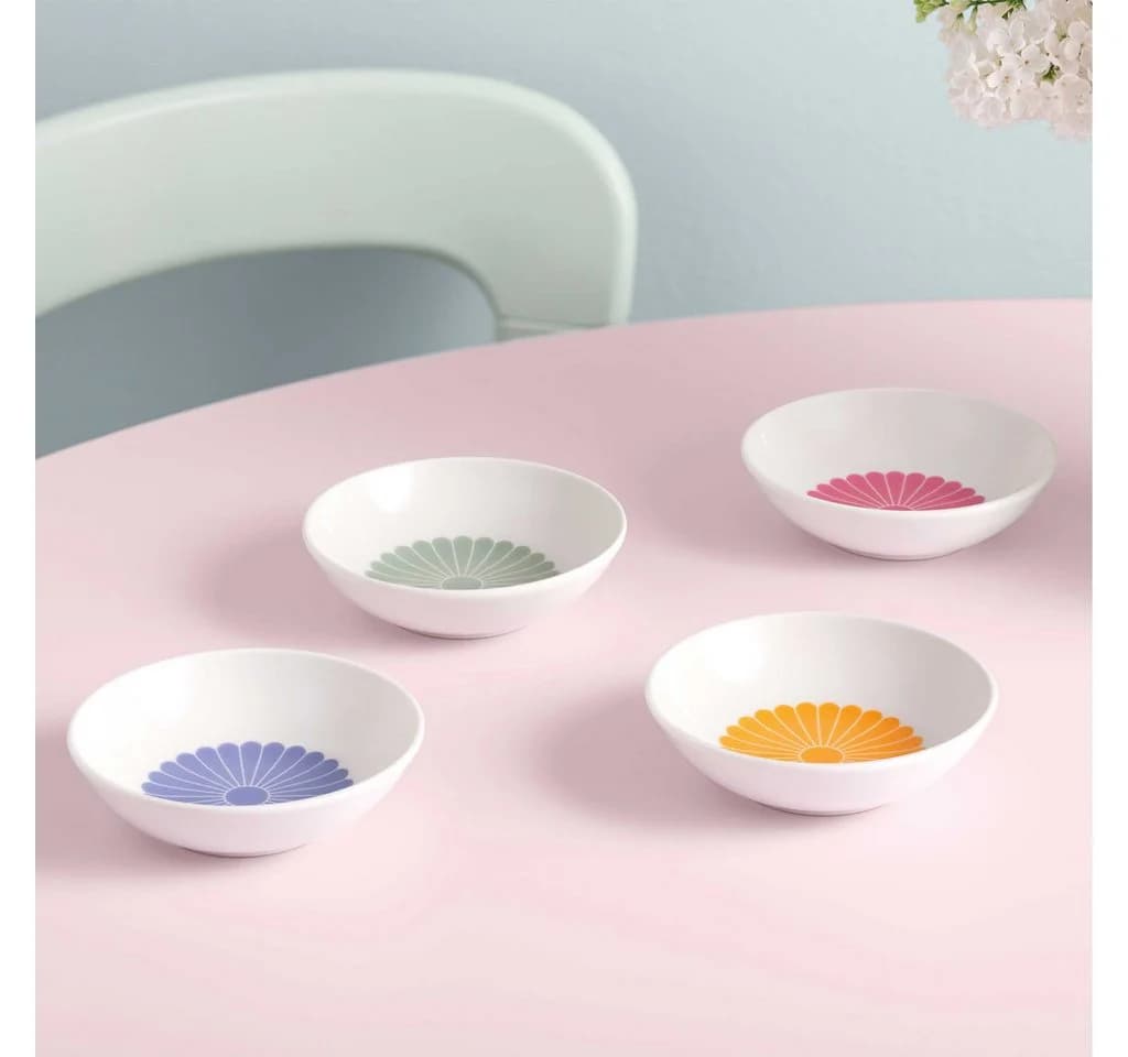 Villeroy & Boch Fleur Dessertschale 4tlg. Premium-Porzellan