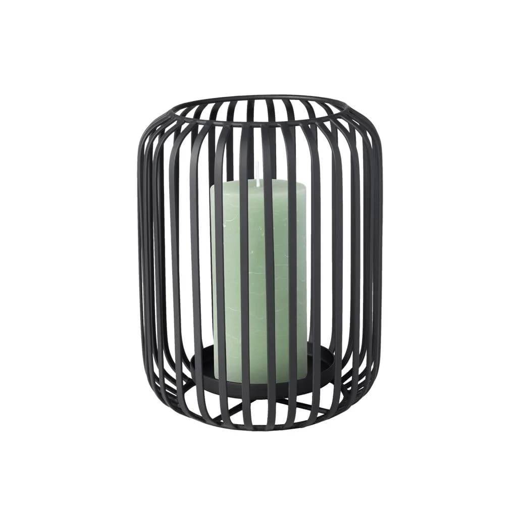 Villeroy & Boch Windlicht Christmas Chic Schwarz Metall